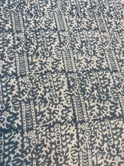 Fibrin Block Print Handloom Linen Fabric
